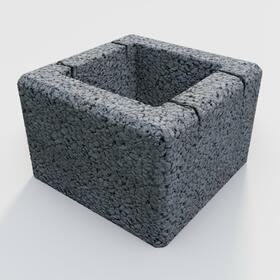 Betonová plotová tvárnice GARDELOT® sloupová 30x30